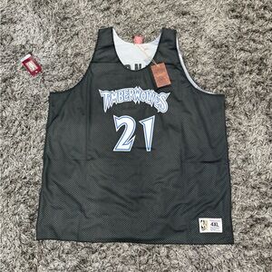 Kevin Garnett Minnesota Timberwolves Mitchell Ness Reversible NBA Jersey Men 4XL